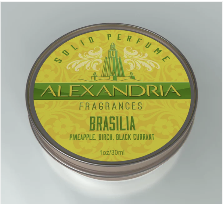 Alexandria SOLID Fragrances:Zion, Dark Knight, Lady Diana, Sweet Smoke, Brasilia available at Decantology. Alexandria SOLID Fragrances:Zion, Dark Knight, Lady Diana, Sweet Smoke, Brasilia. A great addition for fragrance enthusiasts.