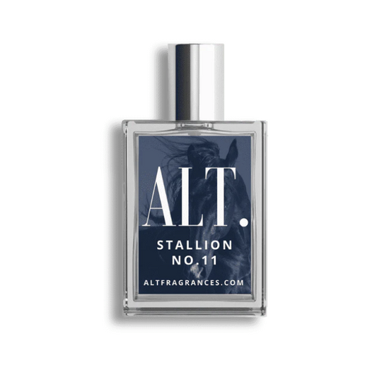 ALT Fragrances- Stallion #11 EDP 100ML, 60ML, 30ML inspired by Layton available at Decantology. ALT Fragrances- Stallion #11 EDP 100ML, 60ML, 30ML inspired by Layton. A great addition for fragrance enthusiasts.