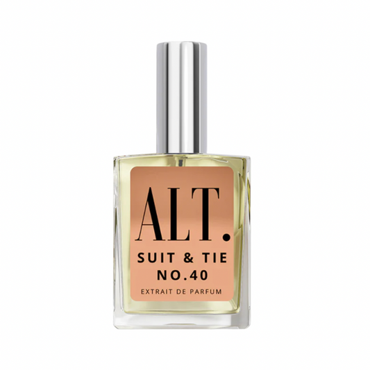 ALT Fragrances- Suit and Tie EDP 30ML, 60ML Inspired by Tuxedo available at Decantology. ALT Fragrances- Suit and Tie EDP 30ML, 60ML Inspired by Tuxedo. A great addition for fragrance enthusiasts.