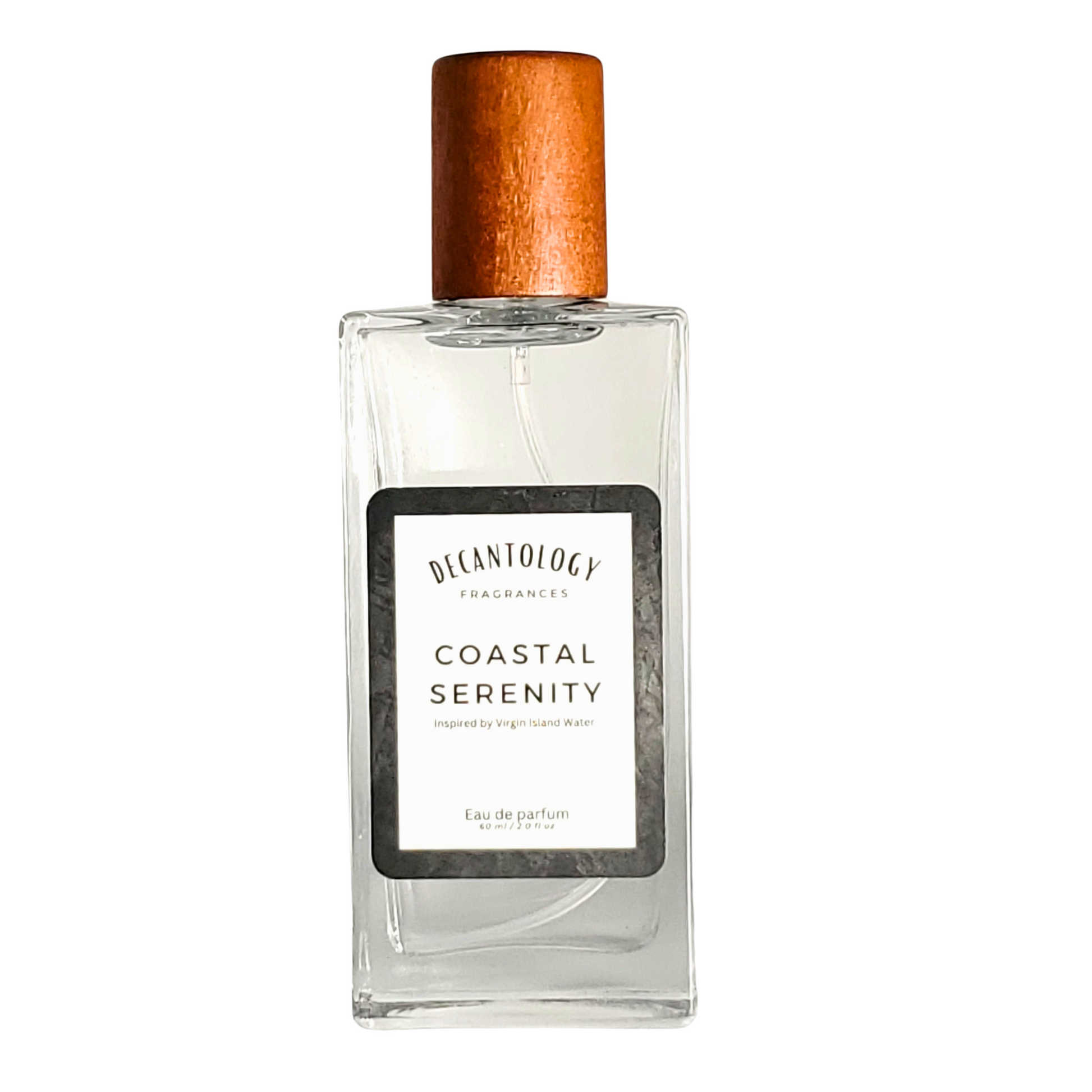 Coastal Serenity 60ml: inspired by Virgin Island Water available at Decantology. Coastal Serenity 60ml: inspired by Virgin Island Water. A great addition for fragrance enthusiasts.