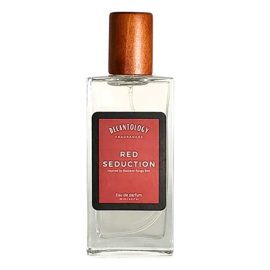 Red Seduction 60ml: inspired by Baccarat Rogue 540 available at Decantology. Red Seduction 60ml: inspired by Baccarat Rogue 540. A great addition for fragrance enthusiasts.