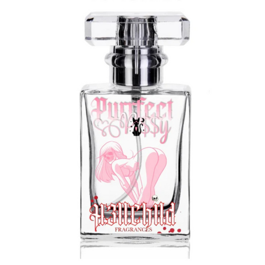 HellChild Fragrance: Purrfect Pu$$y 36ml/1.25oz, goth, emo, alt available at Decantology. HellChild Fragrance: Purrfect Pu$$y 36ml/1.25oz, goth, emo, alt. A great addition for fragrance enthusiasts.