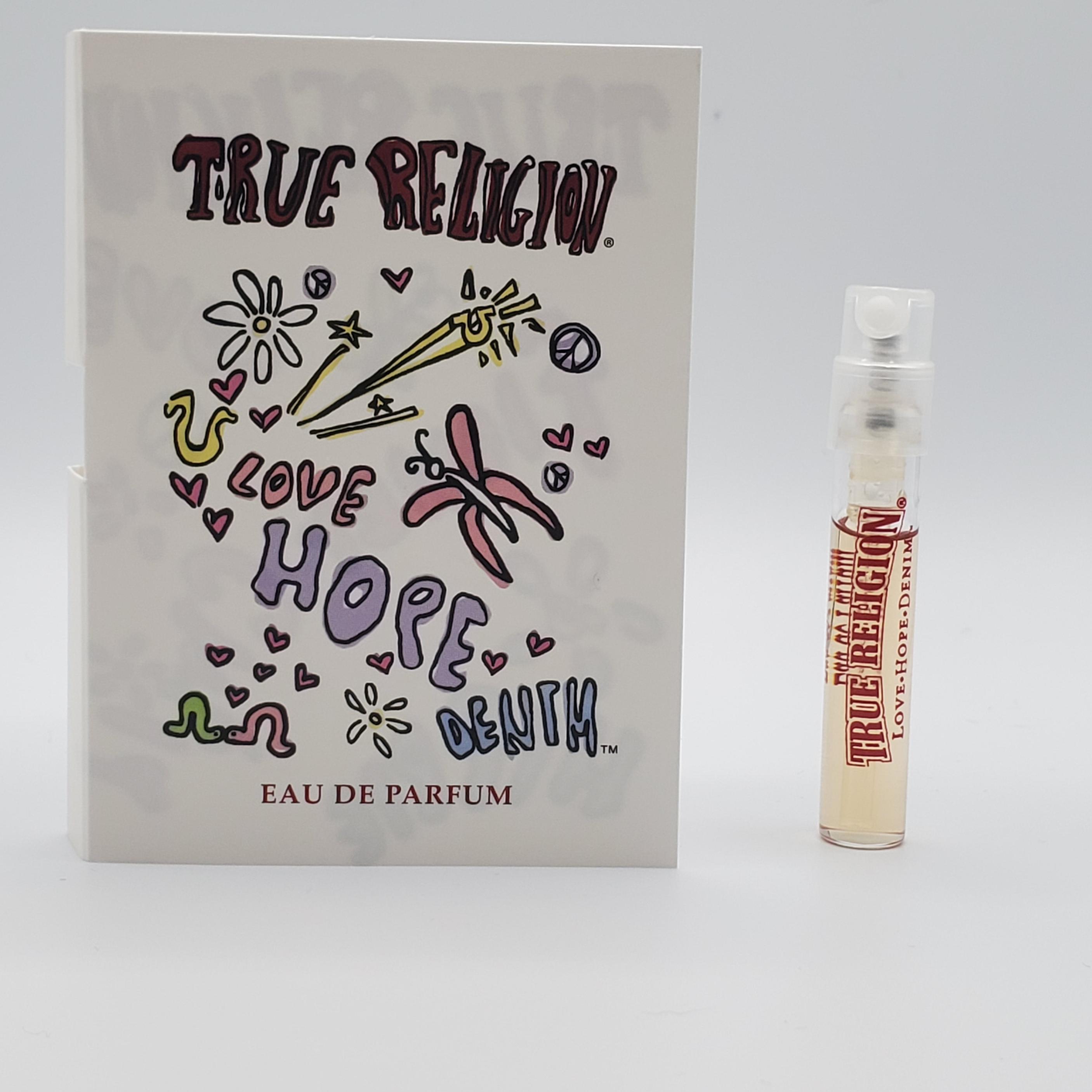 True Religion Love Hope Denim 1.5 ml Official Carded Sample Decantology