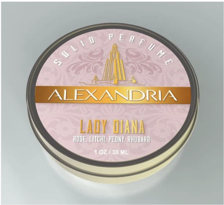 Alexandria SOLID Fragrances:Zion, Dark Knight, Lady Diana, Sweet Smoke, Brasilia available at Decantology. Alexandria SOLID Fragrances:Zion, Dark Knight, Lady Diana, Sweet Smoke, Brasilia. A great addition for fragrance enthusiasts.